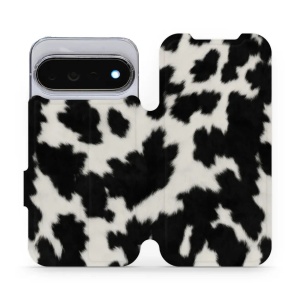 Flip pouzdro na mobil Google Pixel 11 Pro - Mobiwear V165S, černá strakatá
