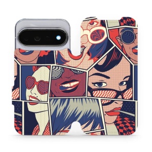 Flip pouzdro na mobil Google Pixel 11 Pro - Mobiwear VP18P, komiks