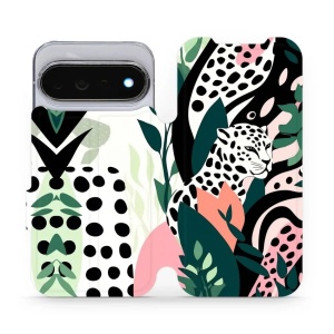 Flip pouzdro na mobil Google Pixel 11 Pro - Mobiwear VP53S, levhart