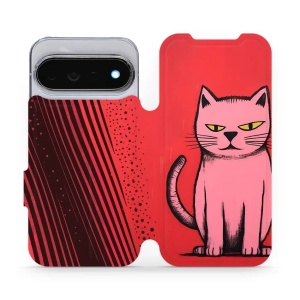 Flip pouzdro na mobil Google Pixel 11 Pro - Mobiwear VP54S, kocourek