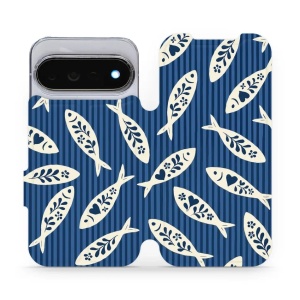 Flip pouzdro na mobil Google Pixel 11 Pro - Mobiwear VP89S, rybky