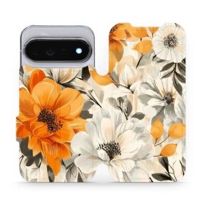 Flip pouzdro na mobil Google Pixel 11 Pro - Mobiwear VP75S, podzimní květy