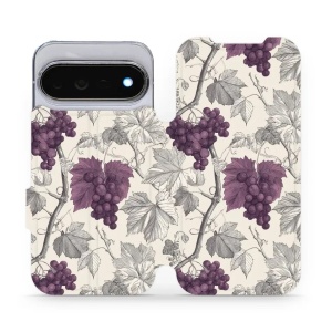 Flip pouzdro na mobil Google Pixel 11 Pro - Mobiwear VB03S, vinná réva