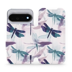 Flip pouzdro na mobil Google Pixel 11 Pro - Mobiwear VB09S, vážky nad vodou