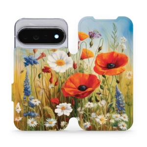 Flip pouzdro na mobil Google Pixel 11 Pro - Mobiwear VP43S, letní louka