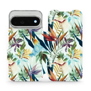 Flip pouzdro na mobil Google Pixel 11 Pro XL - Mobiwear M071P, flóra