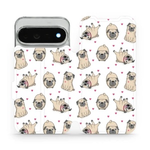 Flip pouzdro na mobil Google Pixel 11 Pro XL - Mobiwear M097P, mopsíci