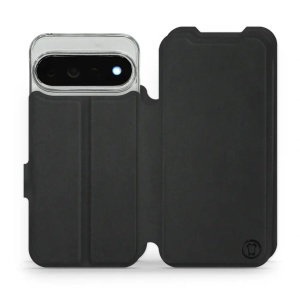 Flip pouzdro Mobiwear Semiš na mobil Google Pixel 11 Pro XL - černé