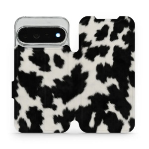 Flip pouzdro na mobil Google Pixel 11 Pro XL - Mobiwear V165S, černá strakatá