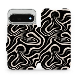 Flip pouzdro na mobil Google Pixel 11 Pro XL - Mobiwear VA63S, vlnky a linky