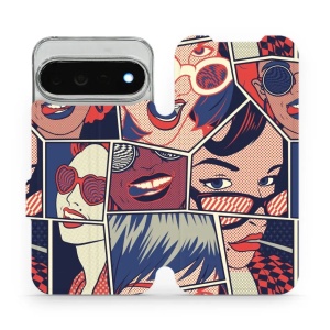 Flip pouzdro na mobil Google Pixel 11 Pro XL - Mobiwear VP18P, komiks