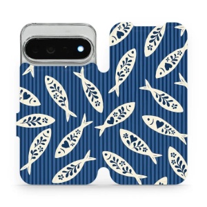 Flip pouzdro na mobil Google Pixel 11 Pro XL - Mobiwear VP89S, rybky