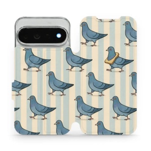 Flip pouzdro na mobil Google Pixel 11 Pro XL - Mobiwear VP91S, holubi