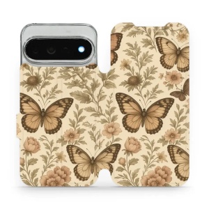 Flip pouzdro na mobil Google Pixel 11 Pro XL - Mobiwear VP92S, motýlové