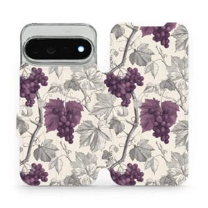 Flip pouzdro na mobil Google Pixel 11 Pro XL - Mobiwear VB03S, vinná réva