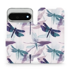 Flip pouzdro na mobil Google Pixel 11 Pro XL - Mobiwear VB09S, vážky nad vodou