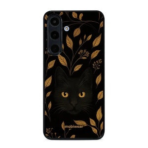 Lesklý kryt na mobil Samsung Galaxy S26 FE - Mobiwear Glossy G164G, černá kočka