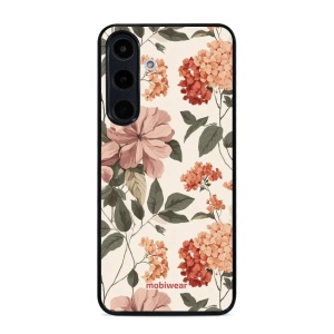 Lesklý kryt na mobil Samsung Galaxy S26 FE - Mobiwear Glossy GB12G, květiny ve stylu 50. let