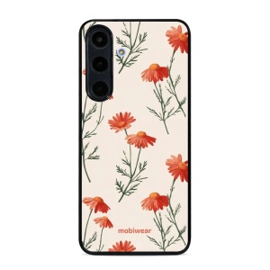 Lesklý kryt na mobil Samsung Galaxy S26 FE - Mobiwear Glossy GB13G, větvičky heřmánku