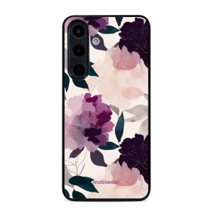 Lesklý kryt na mobil Samsung Galaxy S26 FE - Mobiwear Glossy GB21G, akvarelové pivoňky