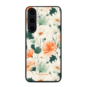 Lesklý kryt na mobil Samsung Galaxy S26 FE - Mobiwear Glossy GB22G, akvarelové sedmikrásky