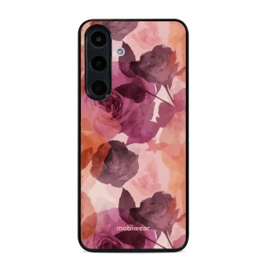 Lesklý kryt na mobil Samsung Galaxy S26 FE - Mobiwear Glossy GB24G, akvarelové růže
