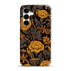 Odolný kryt na mobil Samsung Galaxy S26 FE - Mobiwear Elite Pro E173E, žlutá kvítka