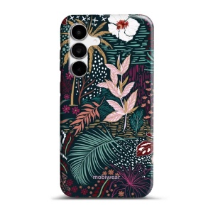 Odolný kryt na mobil Samsung Galaxy S26 FE - Mobiwear Elite Pro EP13E, temná flóra