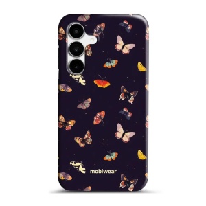Odolný kryt na mobil Samsung Galaxy S26 FE - Mobiwear Elite Pro EP78E, barevní motýlci