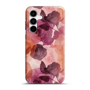 Odolný kryt na mobil Samsung Galaxy S26 FE - Mobiwear Elite Pro EB24E, akvarelové růže
