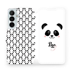 Flip pouzdro na mobil Samsung Galaxy S26 FE - Mobiwear M030P, panda Amálka