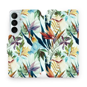 Flip pouzdro na mobil Samsung Galaxy S26 FE - Mobiwear M071P, flóra