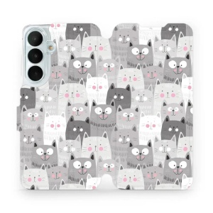 Flip pouzdro na mobil Samsung Galaxy S26 FE - Mobiwear M099P, kočičky