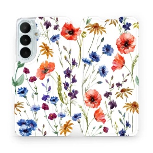 Flip pouzdro na mobil Samsung Galaxy S26 FE - Mobiwear MP04S, luční kvítí