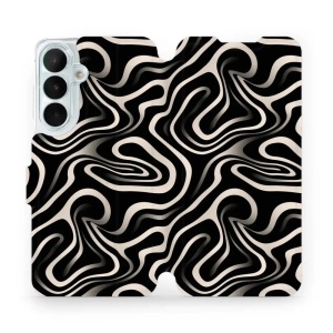 Flip pouzdro na mobil Samsung Galaxy S26 FE - Mobiwear VA63S, vlnky a linky