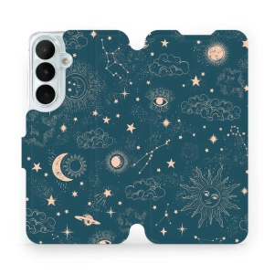 Flip pouzdro na mobil Samsung Galaxy S26 FE - Mobiwear VP14S, magický vesmír