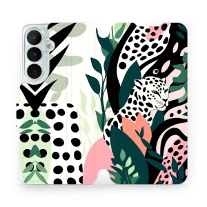 Flip pouzdro na mobil Samsung Galaxy S26 FE - Mobiwear VP53S, levhart