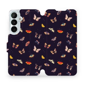Flip pouzdro na mobil Samsung Galaxy S26 FE - Mobiwear VP78S, barevní motýlci