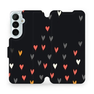 Flip pouzdro na mobil Samsung Galaxy S26 FE - Mobiwear VP79P, srdíčka
