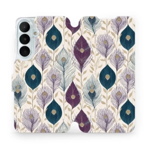 Flip pouzdro na mobil Samsung Galaxy S26 FE - Mobiwear VB06S, paví pera