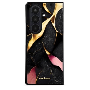 Lesklý kryt na mobil Samsung Galaxy Z Fold8 Ultra - Mobiwear Glossy G021G, černý a zlatavý mramor
