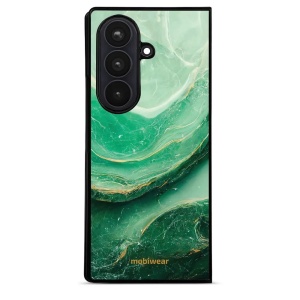 Lesklý kryt na mobil Samsung Galaxy Z Fold8 Ultra - Mobiwear Glossy G023G, zelený mramor