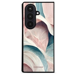 Lesklý kryt na mobil Samsung Galaxy Z Fold8 Ultra - Mobiwear Glossy G026G, růžový a zelenkavý mramor