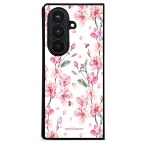 Lesklý kryt na mobil Samsung Galaxy Z Fold8 Ultra - Mobiwear Glossy G033G, růžové květy