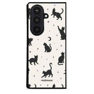Lesklý kryt na mobil Samsung Galaxy Z Fold8 Ultra - Mobiwear Glossy G162G, noční kočky