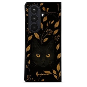 Lesklý kryt na mobil Samsung Galaxy Z Fold8 Ultra - Mobiwear Glossy G164G, černá kočka