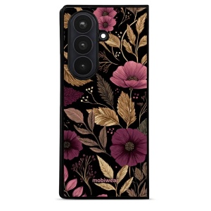 Lesklý kryt na mobil Samsung Galaxy Z Fold8 Ultra - Mobiwear Glossy G170G, fialová kvítka