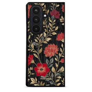 Lesklý kryt na mobil Samsung Galaxy Z Fold8 Ultra - Mobiwear Glossy G172G, červená kvítka
