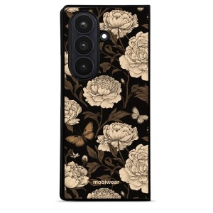 Lesklý kryt na mobil Samsung Galaxy Z Fold8 Ultra - Mobiwear Glossy GB16G, pivoňky a motýli
