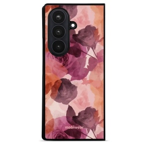 Lesklý kryt na mobil Samsung Galaxy Z Fold8 Ultra - Mobiwear Glossy GB24G, akvarelové růže